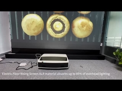 16:9 100inch Motorized Floor Rising ALR Projector Screen per proiettori a tiro ultra corto