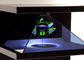 Floor Standing Hologram Pyramid Display Built-in Speakers And Led Light