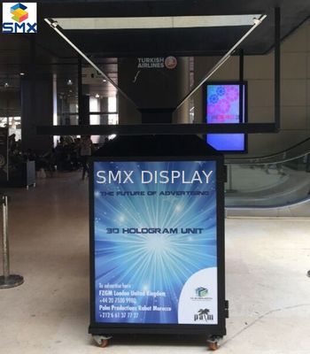 Qualità 4 hanno parteggiato i visualizzatori olografici 3d della piramide per la pubblicità di posizione Fabbrica