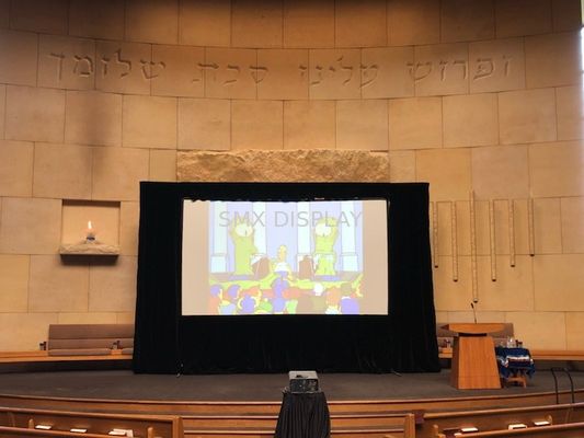 Qualità Schermo di proiezione Fast Fold da 300 pollici con telaio in alluminio e proiezione anteriore e posteriore per film all'aperto Fabbrica