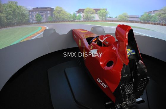 Qualità Il grande schermo curvo del proiettore 360° ha riparato la struttura per guadagno del simulatore 1,0 Fabbrica