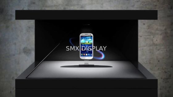 Qualità l'esposizione 3 della piramide dell'ologramma della vetrina dell'orologio di 3D Holo parteggia a 32 pollici Fabbrica