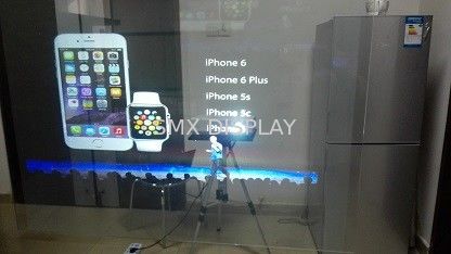 Qualità Film autoadesivo della finestra della proiezione posteriore/film olografico trasparente all'aperto Fabbrica