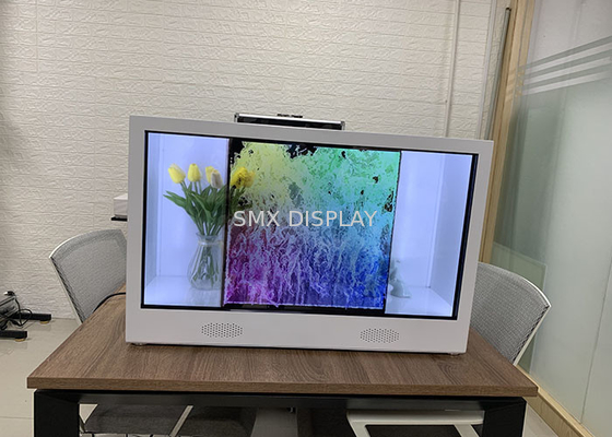 Vetrine trasparenti video Holobox dell'esposizione a 65 pollici dell'ologramma 3D