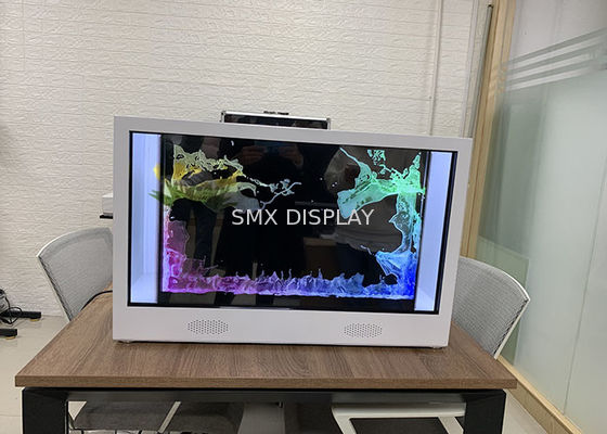 Qualità 3 esposizione trasparente parteggiata della piramide dell'ologramma di tocco 3D del contenitore di schermo dell'ologramma 3D Fabbrica