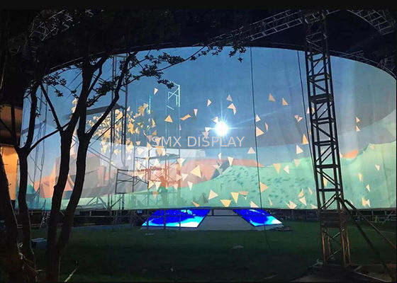 Qualità schermo olografico di 3D Mesh Projector Screen For Holographic una fase da 360 gradi per la proiezione dello schermo della nebbia Fabbrica