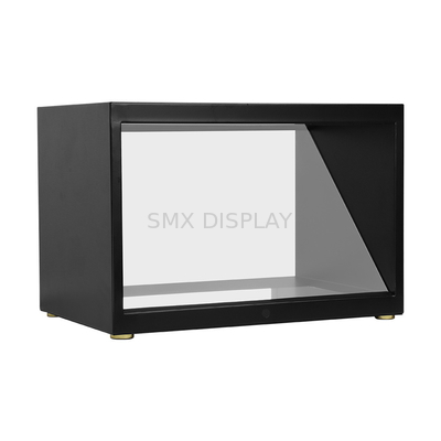 Cubo di Holo di 180 gradi che annuncia la vetrina olografica piena dell'esposizione HD 3D dell'ologramma 3D