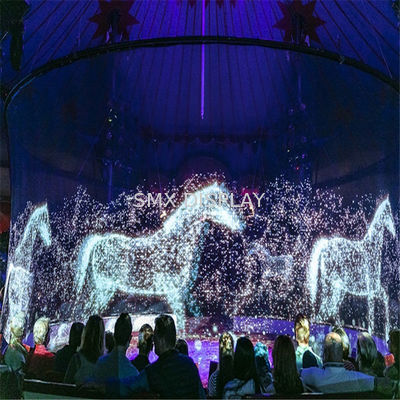 Qualità Grande schermo proiettore ologramma bianco grigio nero ologramma reticolato Fabbrica