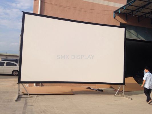 Qualità Esterno 16:9 120 pollici Proiezione frontale Fast Fold Portable Projector Proiezione schermo con supporto Fabbrica