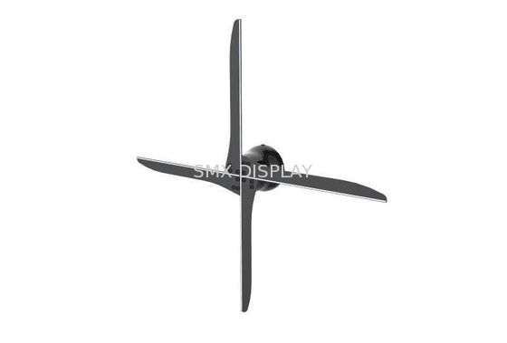 Qualità giocatore dell'ologramma di Hypervsn di 612 x 612 risoluzioni, esposizione di pubblicità di 4 lame LED Fabbrica