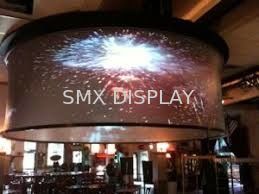 Qualità Grandi dimensioni su ordinazione curve dello schermo di proiezione da 360 gradi con il supporto Fabbrica