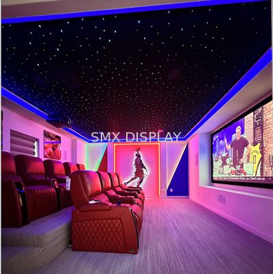 Qualità Pannelli per soffitto stellato con luci in fibra ottica a stella casuale in PMMA da 0,75 mm per home cinema Fabbrica