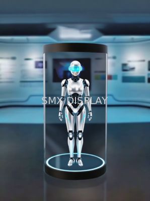 qualità 3D Hologram Display Equipment Holo Tube Dimensioni umane AI Assistente virtuale Display cilindrico olografico Holo Box Fabbrica