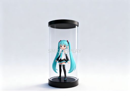 qualità Display olografico 3D Mini Holo Tube da 5 pollici Cilindro olografico Schermo trasparente Fabbrica