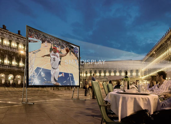 Qualità 300 Inch Fast Fold Projection Screen Front Rear Fabric Outdoor Cinema Large Screen Customize Fabbrica