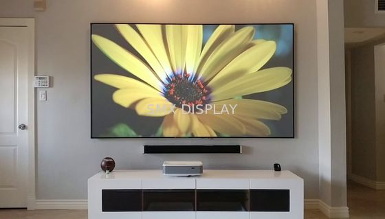 Qualità Angolo di vista anti- del pannello 170° del proiettore di luce del diamante dello schermo della struttura fissa del cinema Fabbrica