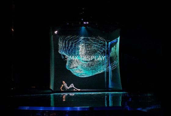 Qualità Lunghezza trasparente della parte posteriore/anteriore ologramma di manifestazione dello schermo di proiezione dello schermo di Holoflex 30m Fabbrica