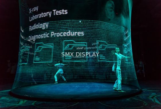 Qualità Schermo di proiezione di Holoflex Holo Gauze Clear Holographic 3D Fabbrica