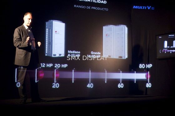 qualità Esposizione olografica dell'ologramma 3D del sistema di proiezione del fantasma del pepe per l'evento Fabbrica