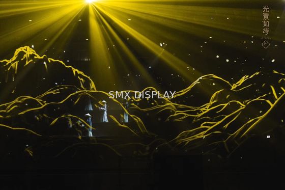 qualità Esposizione olografica olografica per il concerto, vetrina della stagnola 3D dell'eye-liner di modo Fabbrica