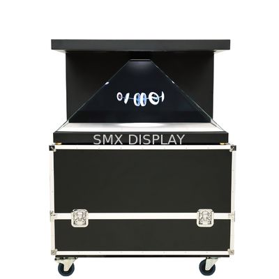 Qualità 270 gradi 22-32 pollici Holographic Box Showcase Attraente 3D Holographic Projection Piramide Fabbrica