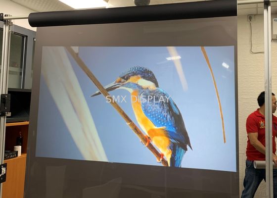 Qualità adesivo olografico trasparente del film della proiezione posteriore per la pubblicità di finestra Fabbrica