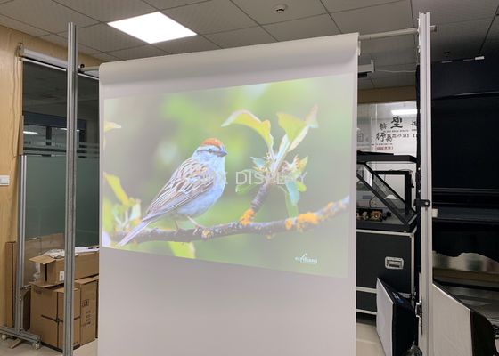 Qualità una stagnola olografica trasparente dei 1,52 x 30 tester per proiezione posteriore su vetro Fabbrica