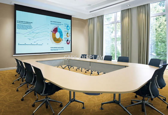RoHS 100» Tab Tensioned Motorized Screen For Home Theater