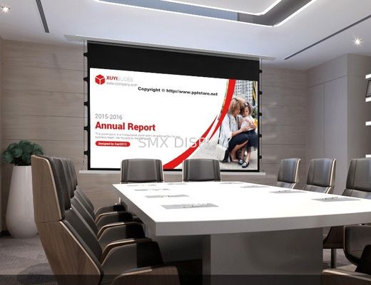 qualità In alluminio 100» Tab Tensioned Projection Screen del soffitto Fabbrica