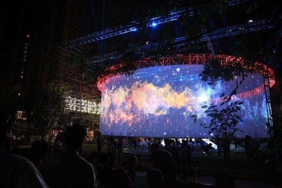 guadagno olografico trasparente di Mesh Screen 2,4 di lunghezza di 50m per Live Show
