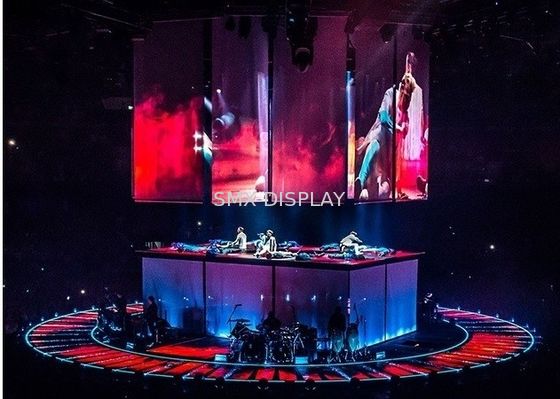 Qualità Schermo di Front Rear Transparent Hologram Mesh per Live Concert Fabbrica