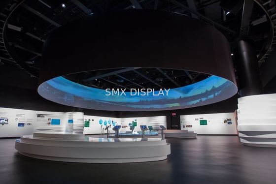 Qualità Metallina dello schermo di proiezione di RoHS Flight Simulator di 180 gradi Fabbrica