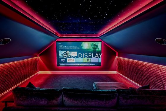 Qualità lo spessore di 9mm ha condotto i pannelli per soffitti PMMA IL RGB 12VDC della stella magnetici per il cinema Fabbrica