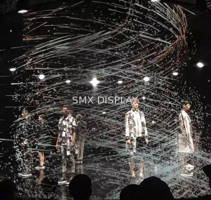 Qualità Poliammide a prova di fuoco Mesh Screen Motorized High Transparency olografico Fabbrica