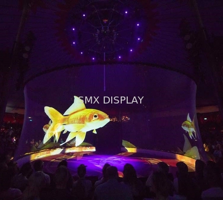 Holo Gauze Holographic Mesh Screen Eyelets ha motorizzato la lunghezza di 30m per proiezione