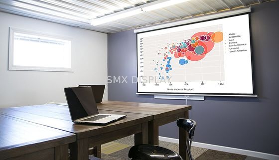 Qualità La proiezione manuale della vetroresina scherma il soffitto della parete di 178x178cm per la sala riunioni Fabbrica