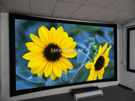 Qualità Il cinema di ROHS ha curvato lo schermo della struttura fissa, schermi fissati al muro per i proiettori Fabbrica