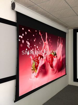 Qualità Il soffitto ha messo lo schermo di proiezione motorizzato sottoposto a tensione linguetta con bianco flessibile di Hd Fabbrica