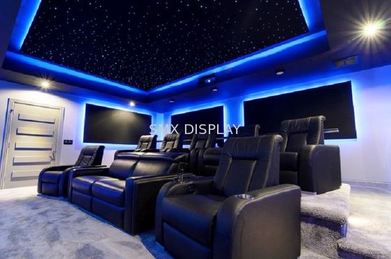 Qualità 110V - colore leggero di RGB dei pannelli per soffitti a fibra ottica della stella 220V per il cinema domestico Fabbrica