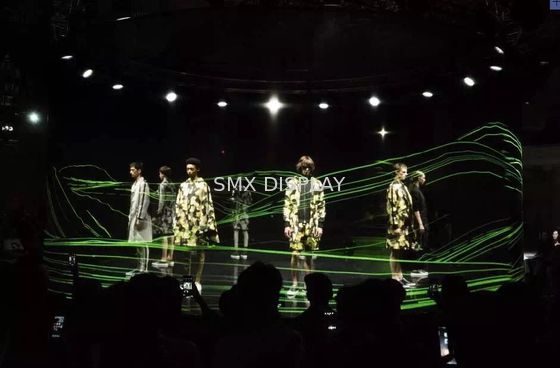 Qualità Alto Mesh Screen Flexible For Projection olografico trasparente Fabbrica