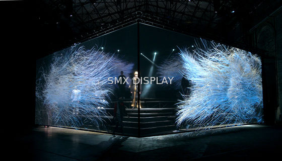 Qualità Proiezione trasparente Gauze Holographic Screen Polyamide Material dell'ologramma 3D Fabbrica