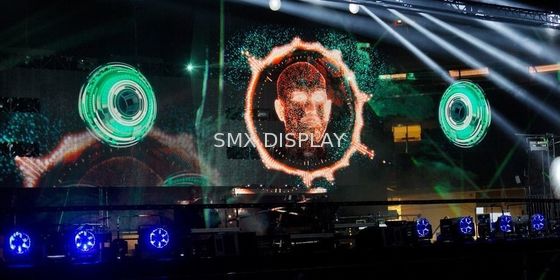 Qualità manifestazione della fase di evento di 3D Hologauze Mesh Screen Polyamide Material For Fabbrica